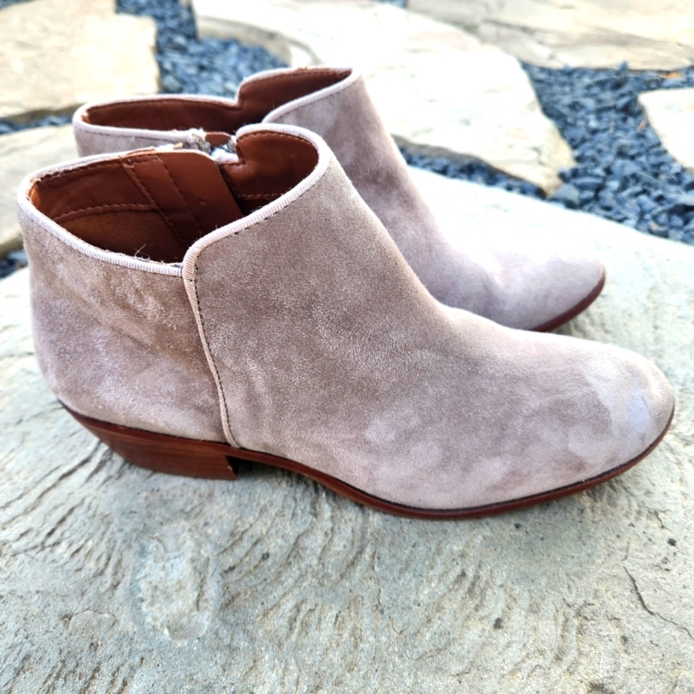 Sam Edelman Petty Suede Gray‎ Ankle Boots